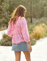 Mabe Esti Long Sleeve Top Pink