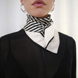 Le Scarf No.1 Cream & Black Le Scarf
