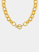 Orelia Textured Jumbo Link Necklace Orelia