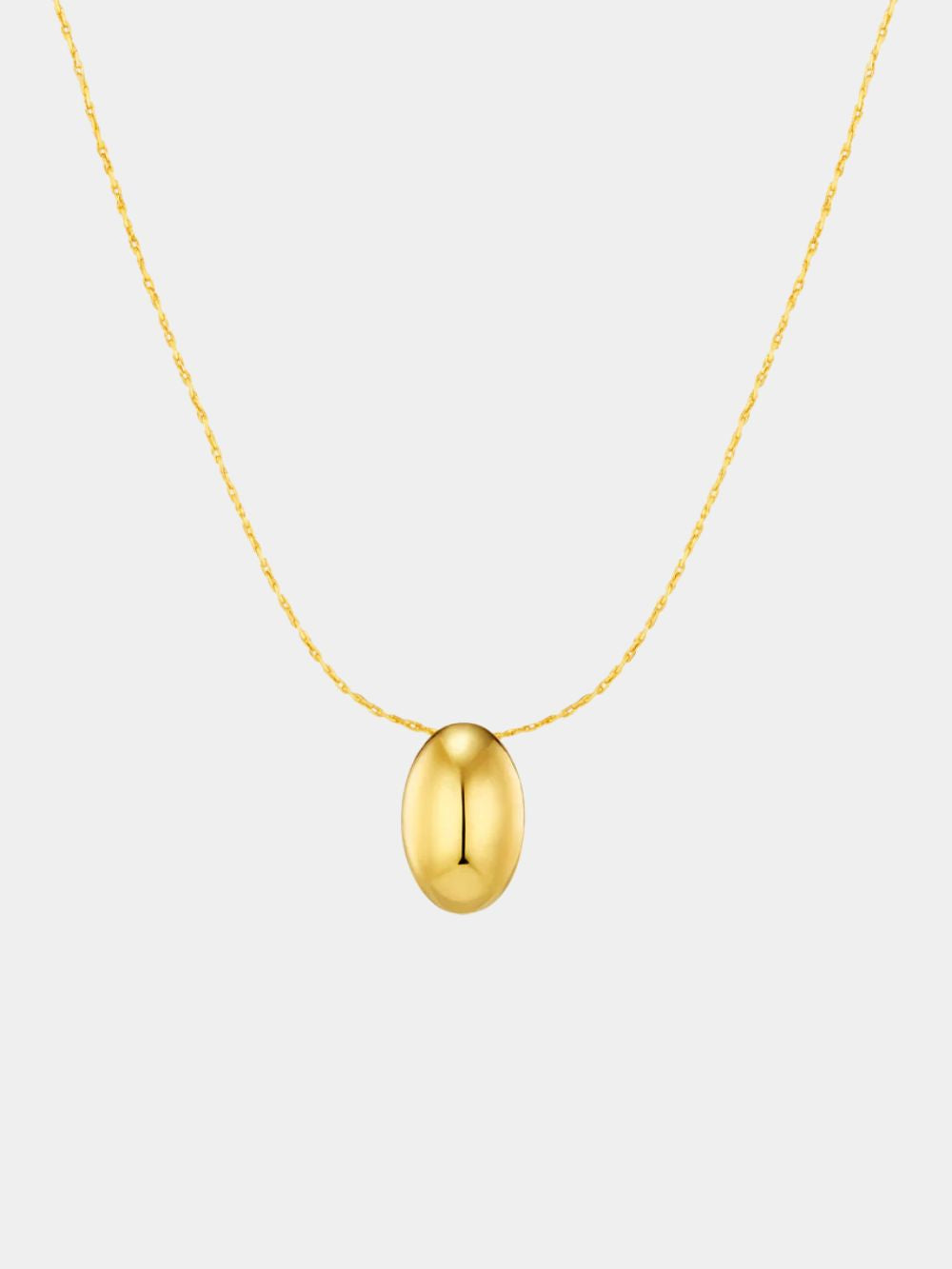 Orelia Polished Drop Chain Necklace Gold Orelia