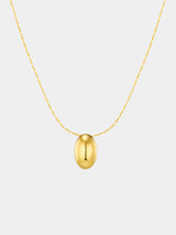 Orelia Polished Drop Chain Necklace Gold Orelia