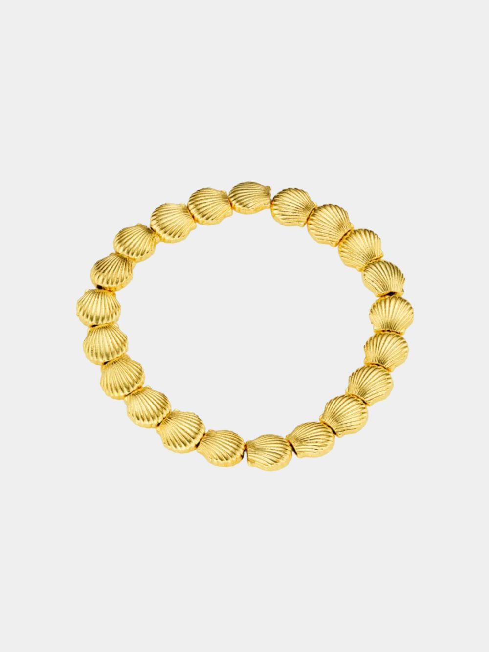 Orelia Metal Shell Stretch Bracelet