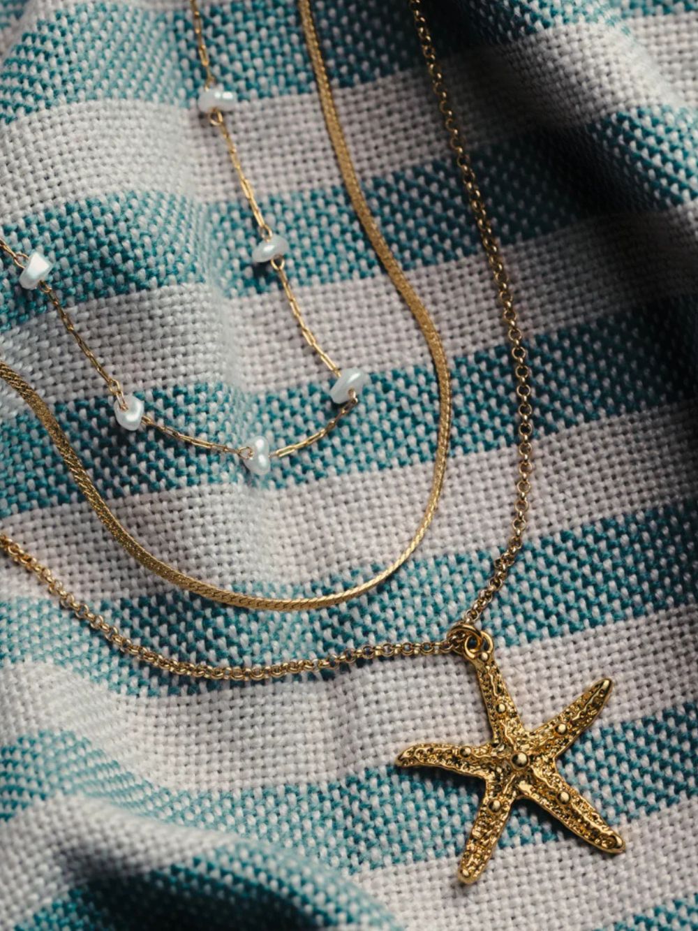 Orelia Starfish Pearl Necklace