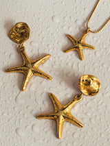 Orelia Statement Starfish Earrings