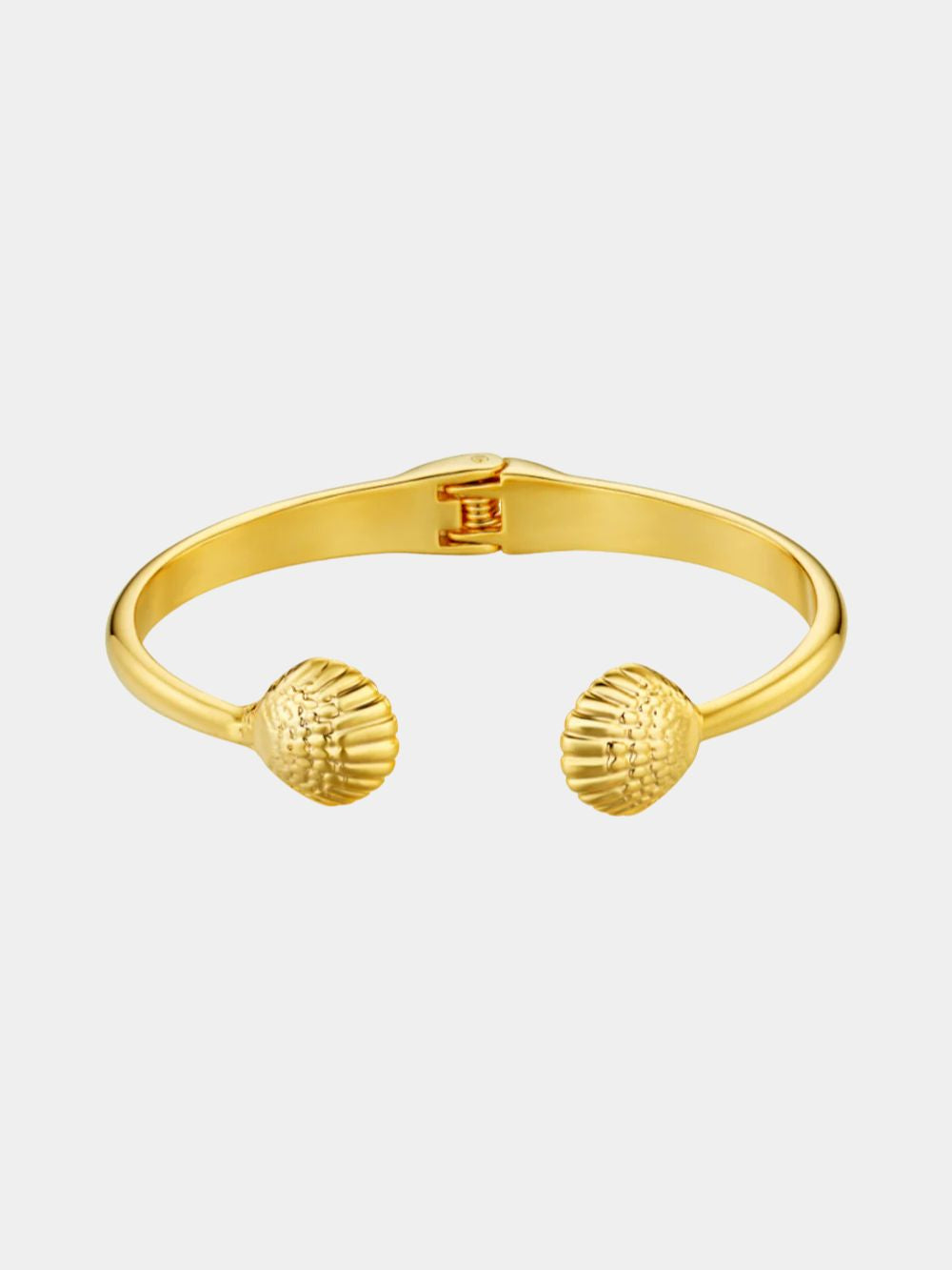 Orelia Metal Shell Hinged Bracelet