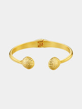 Orelia Metal Shell Hinged Bracelet