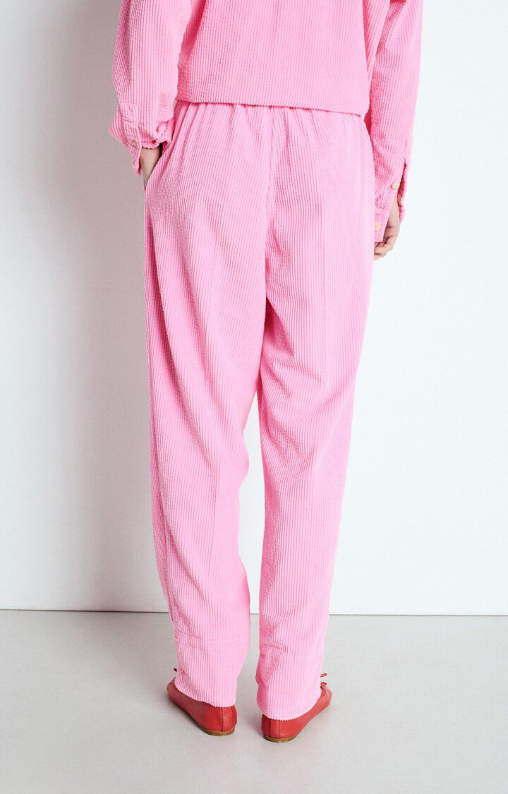 American Vintage Padow Cord Cotton Trousers Bubblegum Vintage American Vintage