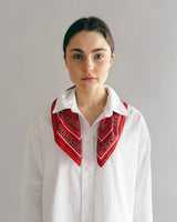Le Scarf Paisley Scarf Red Le Scarf