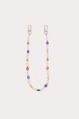 Petit Moments Beaded Pearl Bag Chain Multi Silver - Twenty Petworth