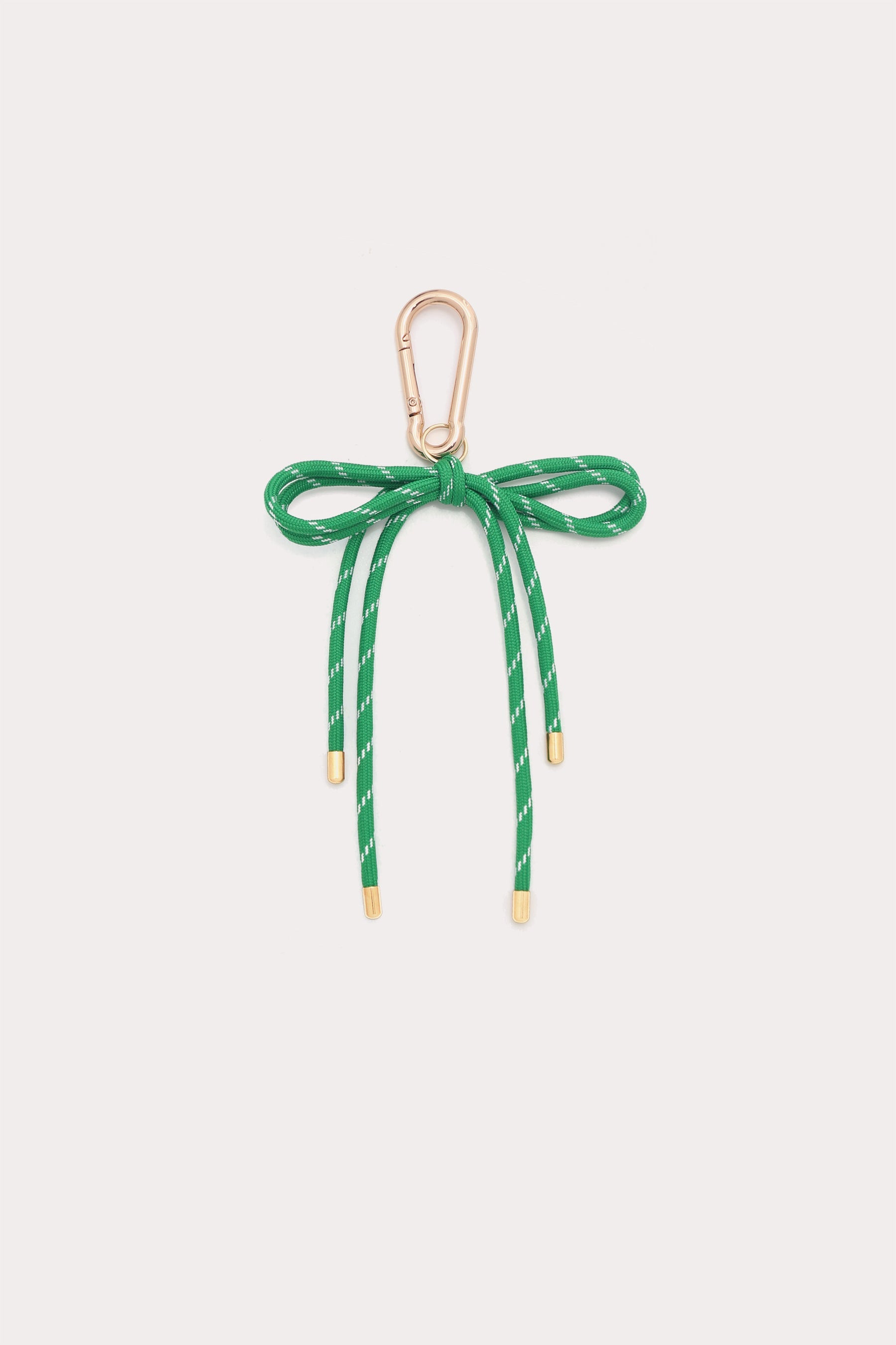 Petit Moments Rope Bow Bag Charm Green Gold - Twenty Petworth