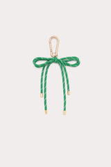 Petit Moments Rope Bow Bag Charm Green Gold - Twenty Petworth