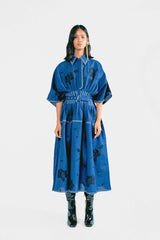 Lovebirds Oslo Dress Cerulean Lovebirds