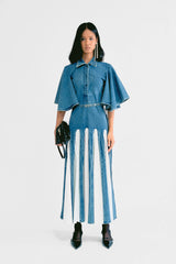Lovebirds Oxford Dress Light Denim Lovebirds