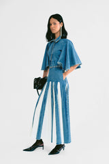 Lovebirds Oxford Dress Light Denim Lovebirds
