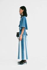Lovebirds Oxford Dress Light Denim Lovebirds