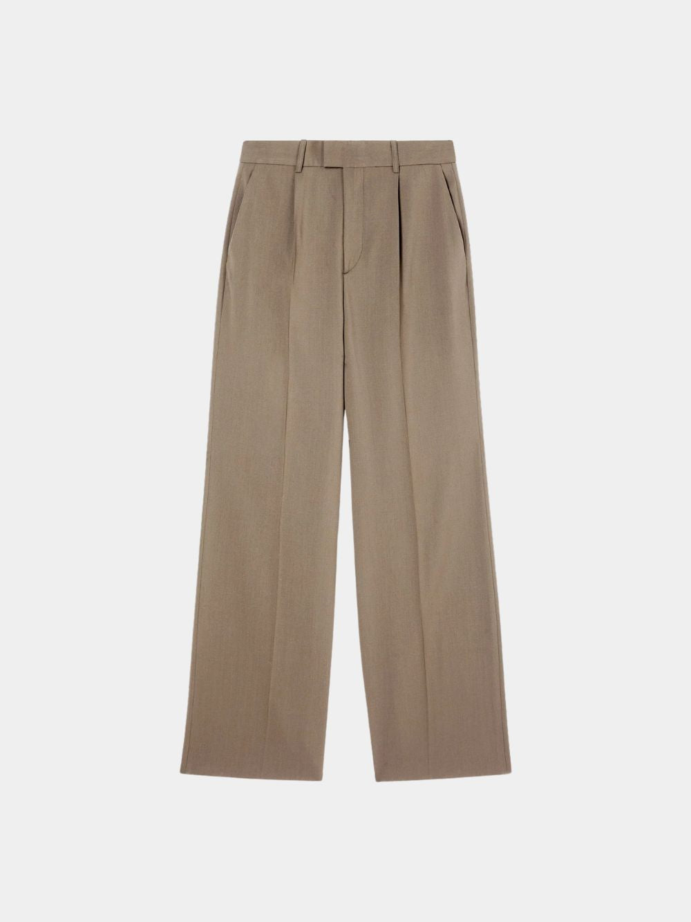 Rohe Relaxed Pleat Trousers Khaki - Twenty Petworth