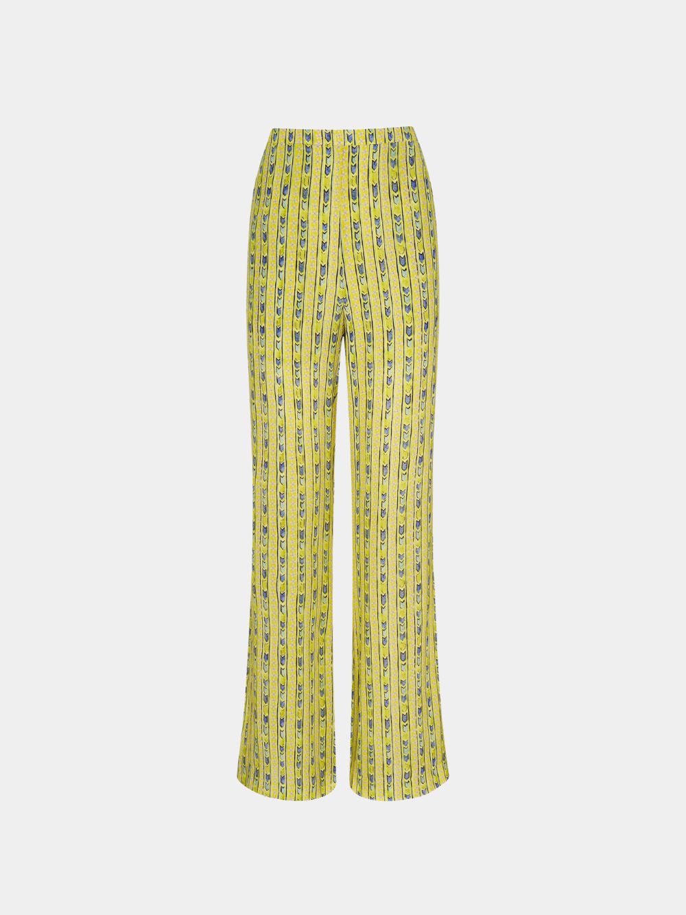 Jaimie Trousers Faience Floral Lime - Twenty Petworth