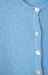 American Vintage Vitow Cardigan Aura Melange Blue American Vintage