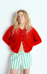 American Vintage Vitow Cardigan Strawberry American Vintage