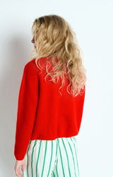 American Vintage Vitow Cardigan Strawberry American Vintage