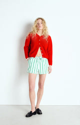 American Vintage Vitow Cardigan Strawberry American Vintage