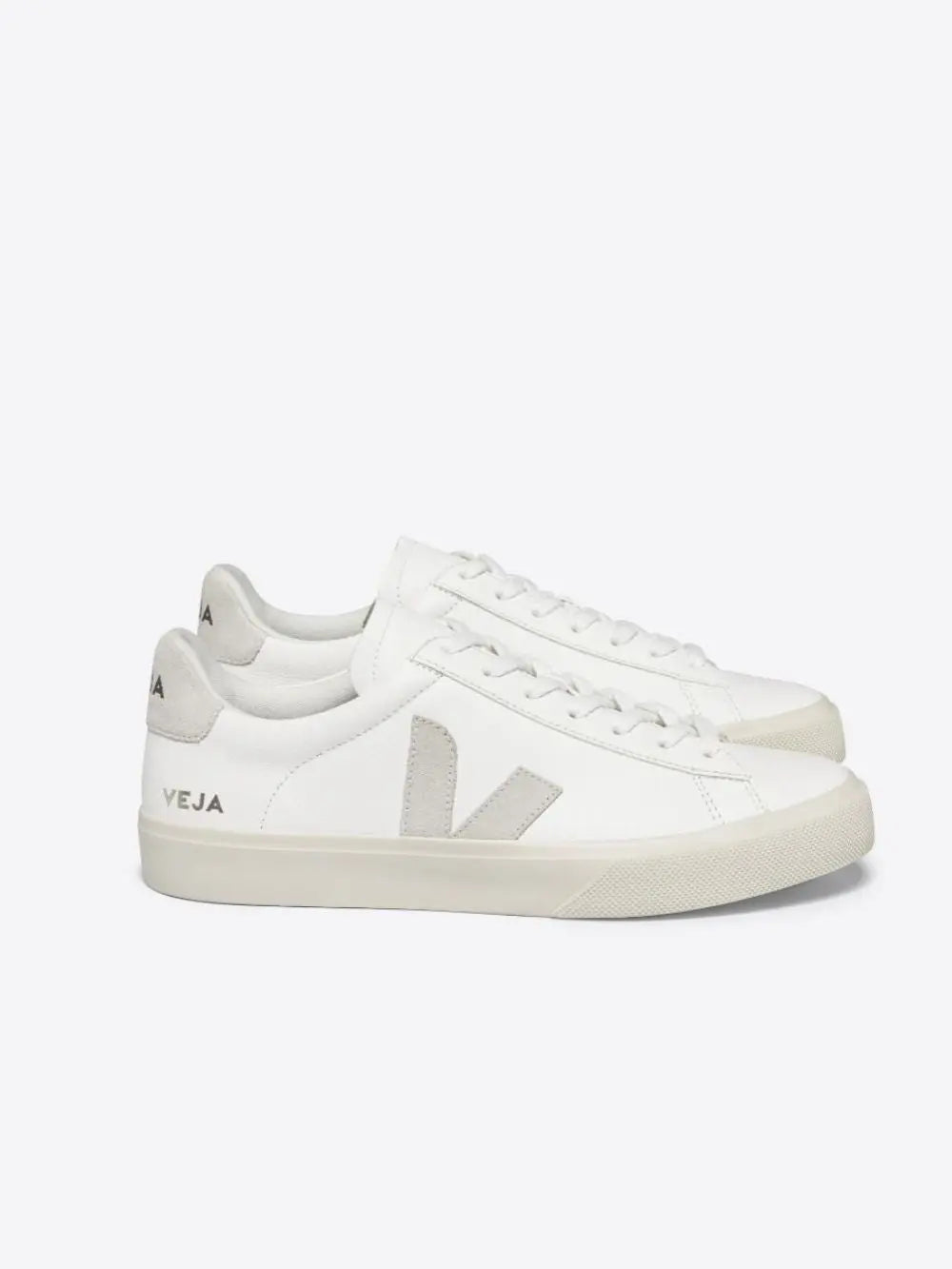 Veja Campo White Natural Suede