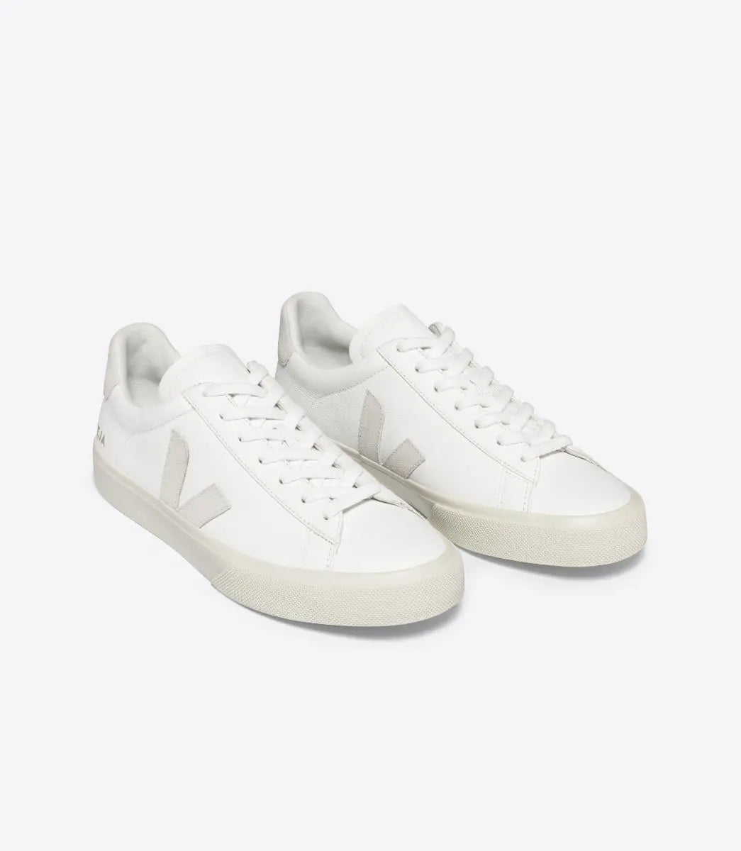 Veja Campo White Natural Suede