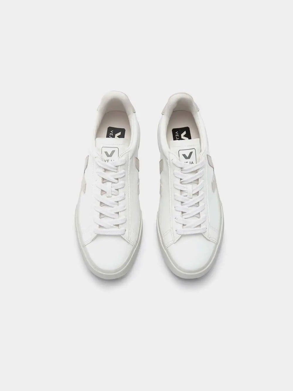 Veja Campo White Natural Suede