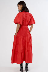Lovebirds Claudia Dress in Scarlet Lovebirds