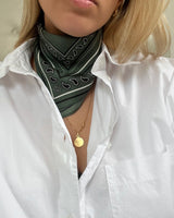 Le Scarf Paisley Scarf Green Le Scarf