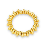 Orelia Polished Metal Nugget Stretch Bracelet