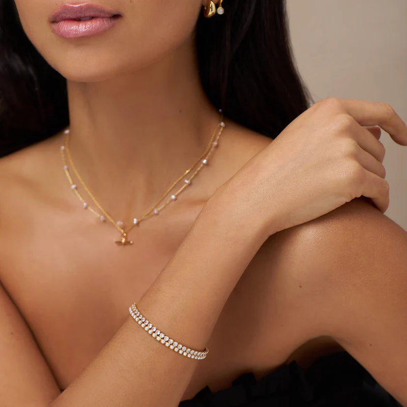Orelia Crystal Tennis Bracelet