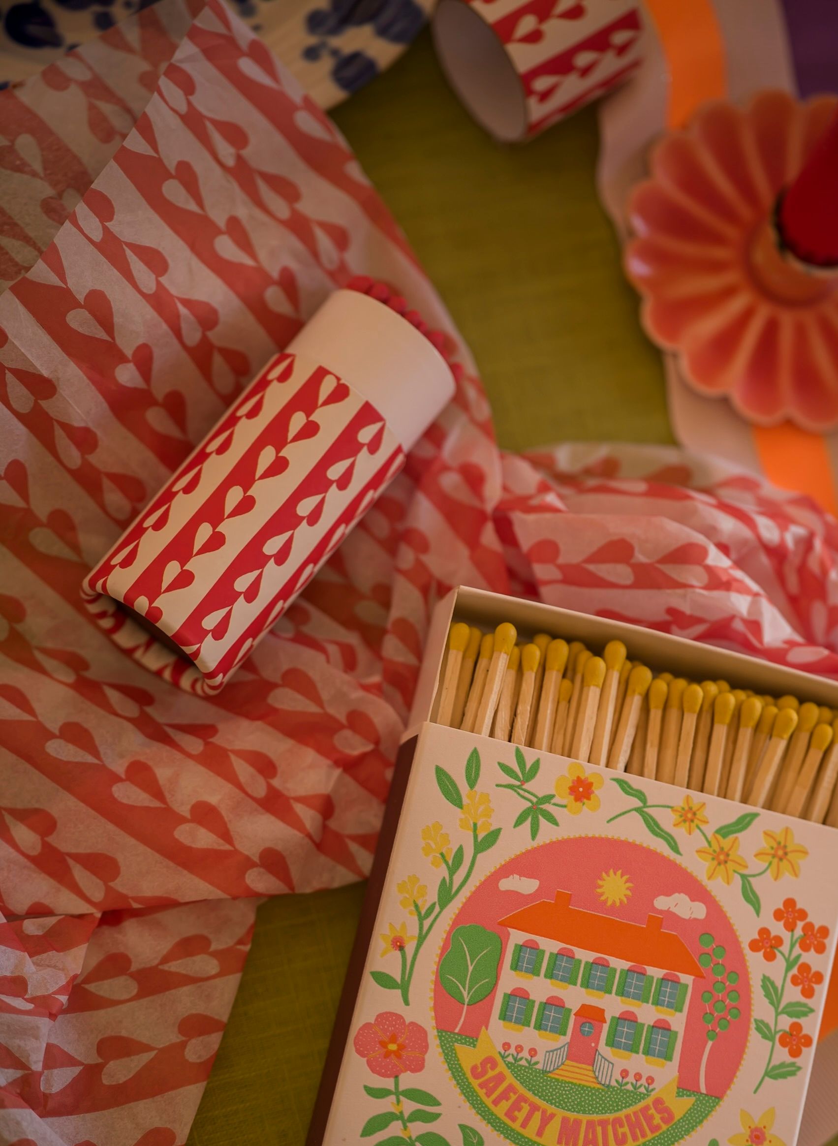 Archivist Sweetheart Stripe Tissue Paper