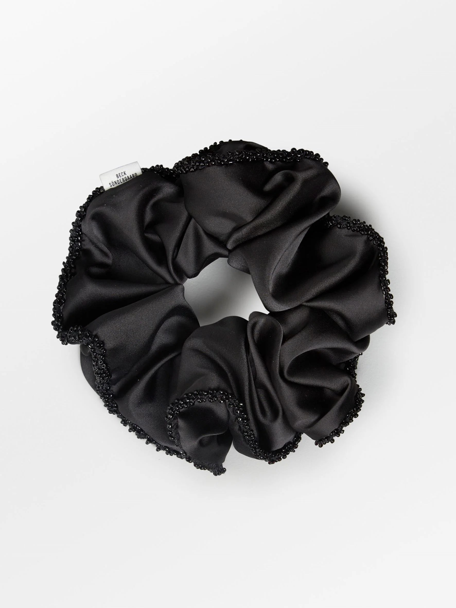 Beck Söndergaard Luster Bead Scrunchie Black