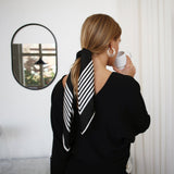Le Scarf No.2 Black & Cream Le Scarf