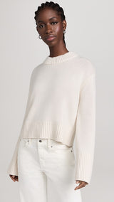 Lisa Yang Sony Sweater in Cream - Twenty Petworth