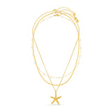 Orelia Starfish Pearl Necklace