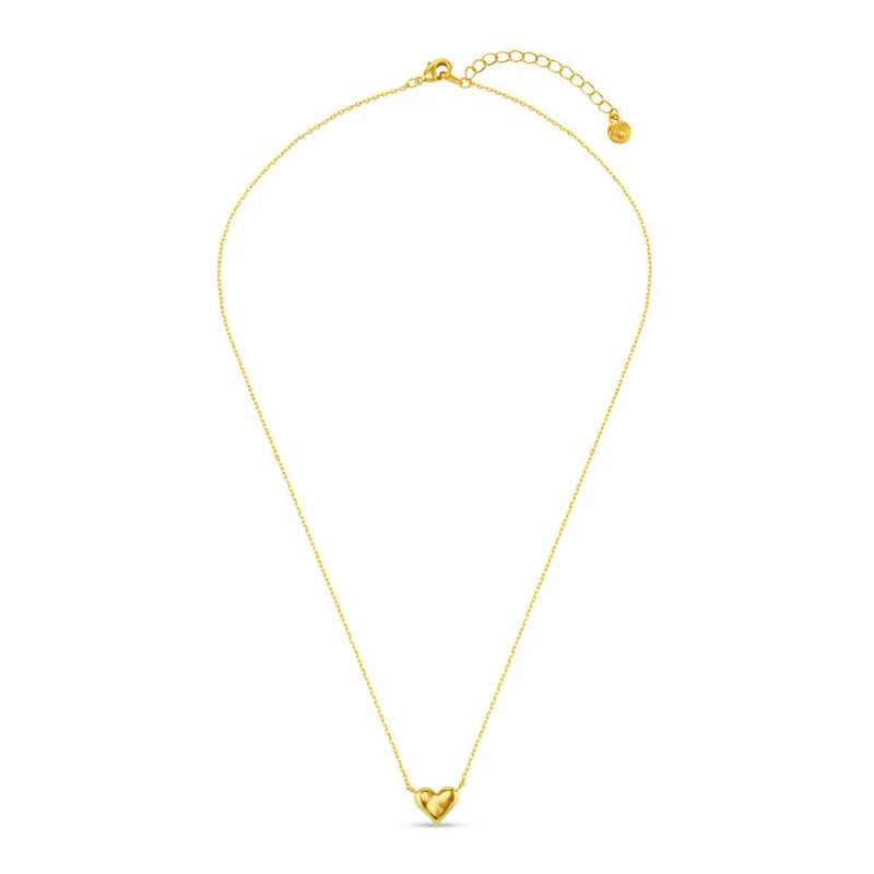 Orelia Molten Heart Stationed Necklace