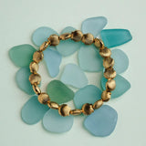 Orelia Metal Shell Stretch Bracelet